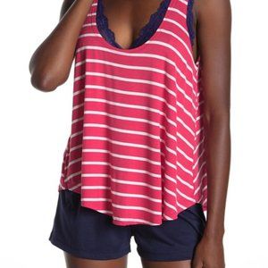 NWT Honeydew built in bralette tank top aubrey S M